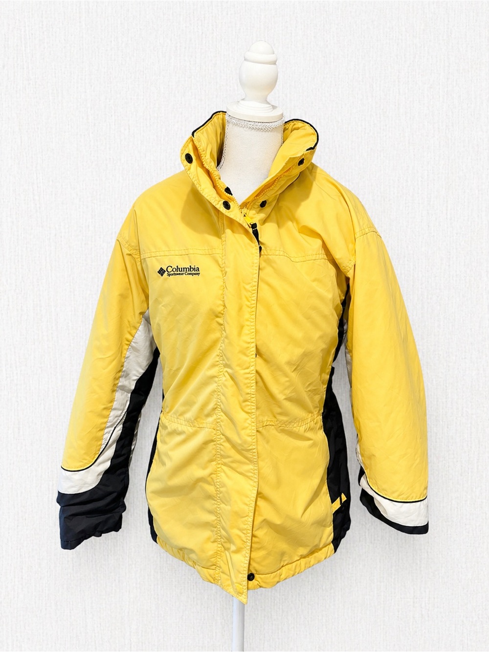 Columbia Yellow Jacket with Black & White Panels